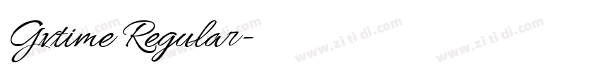 Gvtime Regular字体转换 Gvtime Regular字体转换